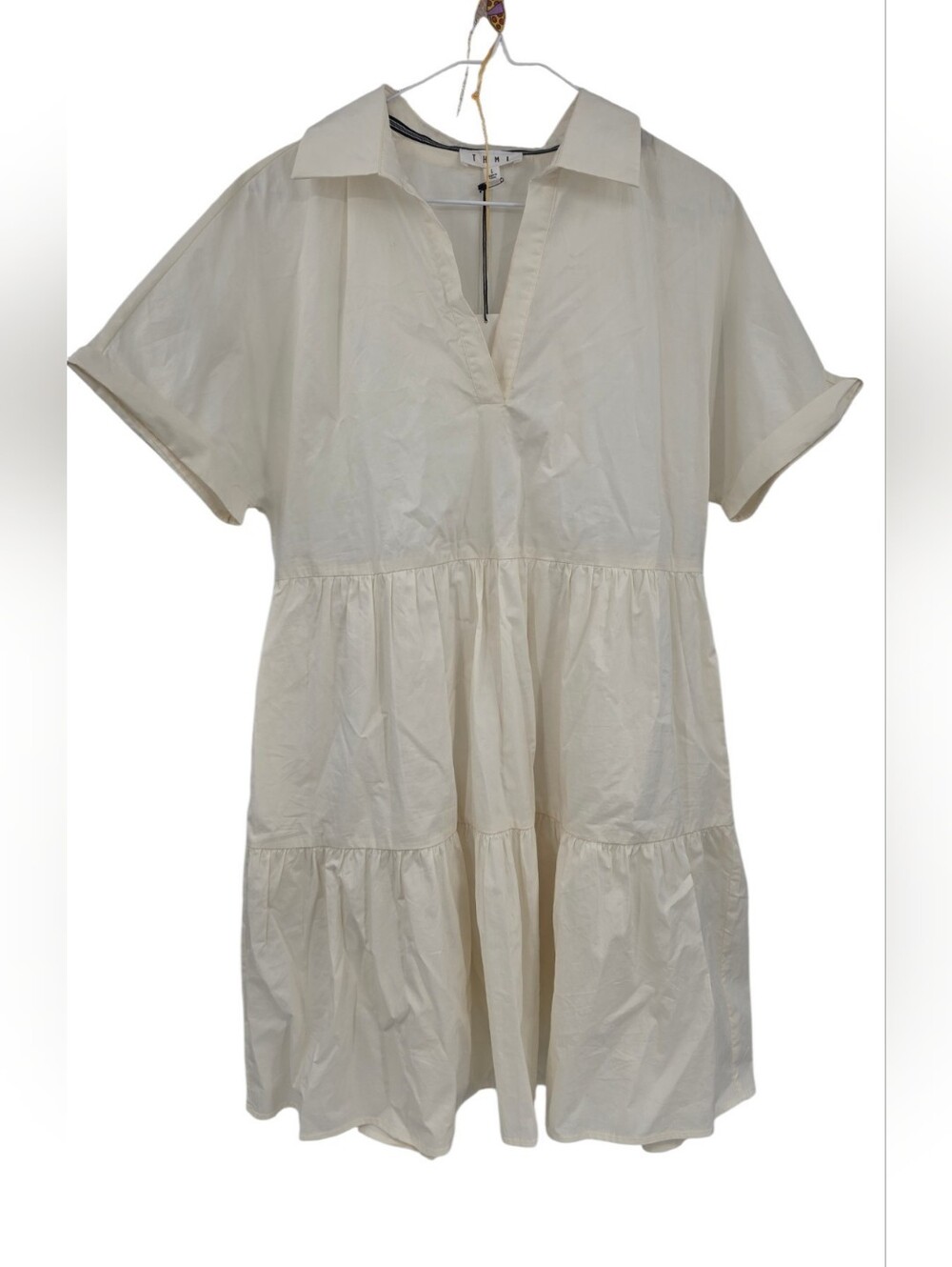New THML Cream Dress Large